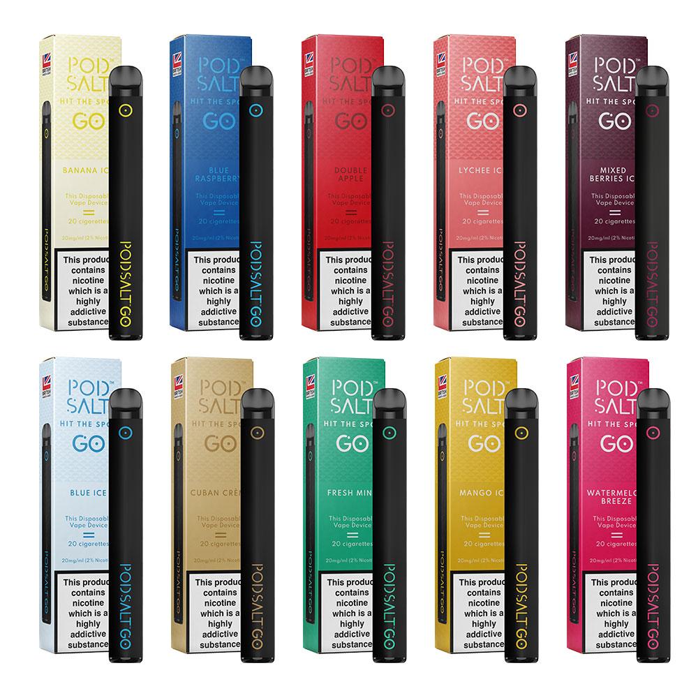 Pod Salt Go Disposable Vape Kit All Flavours